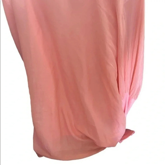 Sage Creamy Orange Sherbet Resort Top and Matching Tank ML Wedding Guest Date - Picture 7 of 7